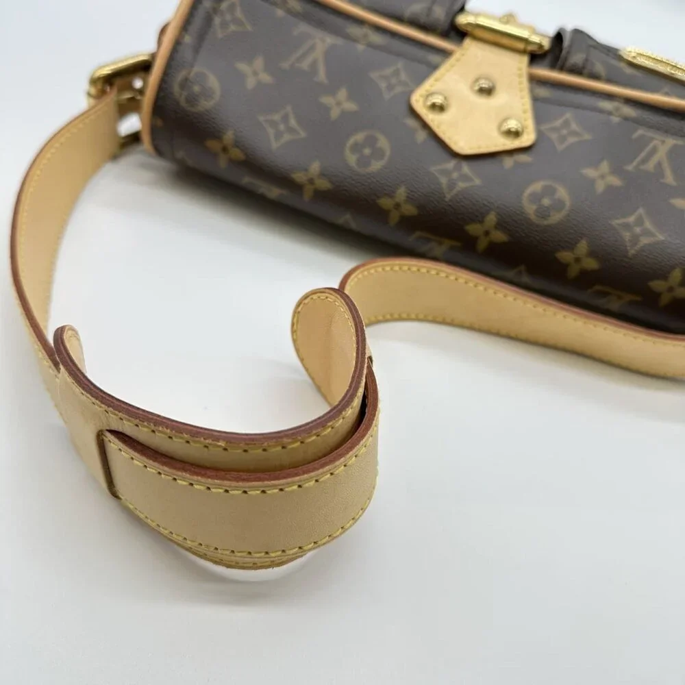 LOUIS VUITTON Authentic Brown Monogram Shoulder Bag - Picture 6 of 12